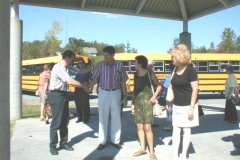 Michel Laporte (Treasurer) with Baxter Laporte (Founding President), Sylvie St-Georges (our first Webmaster to whom we owe this site) and outgoing President Céline St-Georges