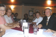 Laporte and St-George cousins together at the dinner table