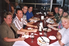 Laporte and St-George cousins together at the dinner table