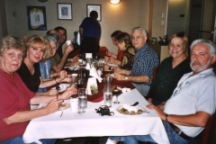 Laporte and St-George cousins together at the dinner table