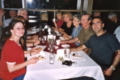 Laporte and St-George cousins together at the dinner table