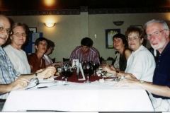 Laporte and St-George cousins together at the dinner table