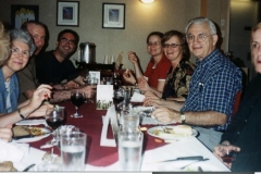 Laporte and St-George cousins together at the dinner table