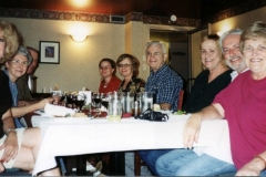 Laporte and St-George cousins together at the dinner table