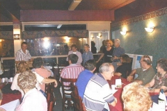 Laporte and St-George cousins together at the dinner table