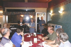 Laporte and St-George cousins together at the dinner table